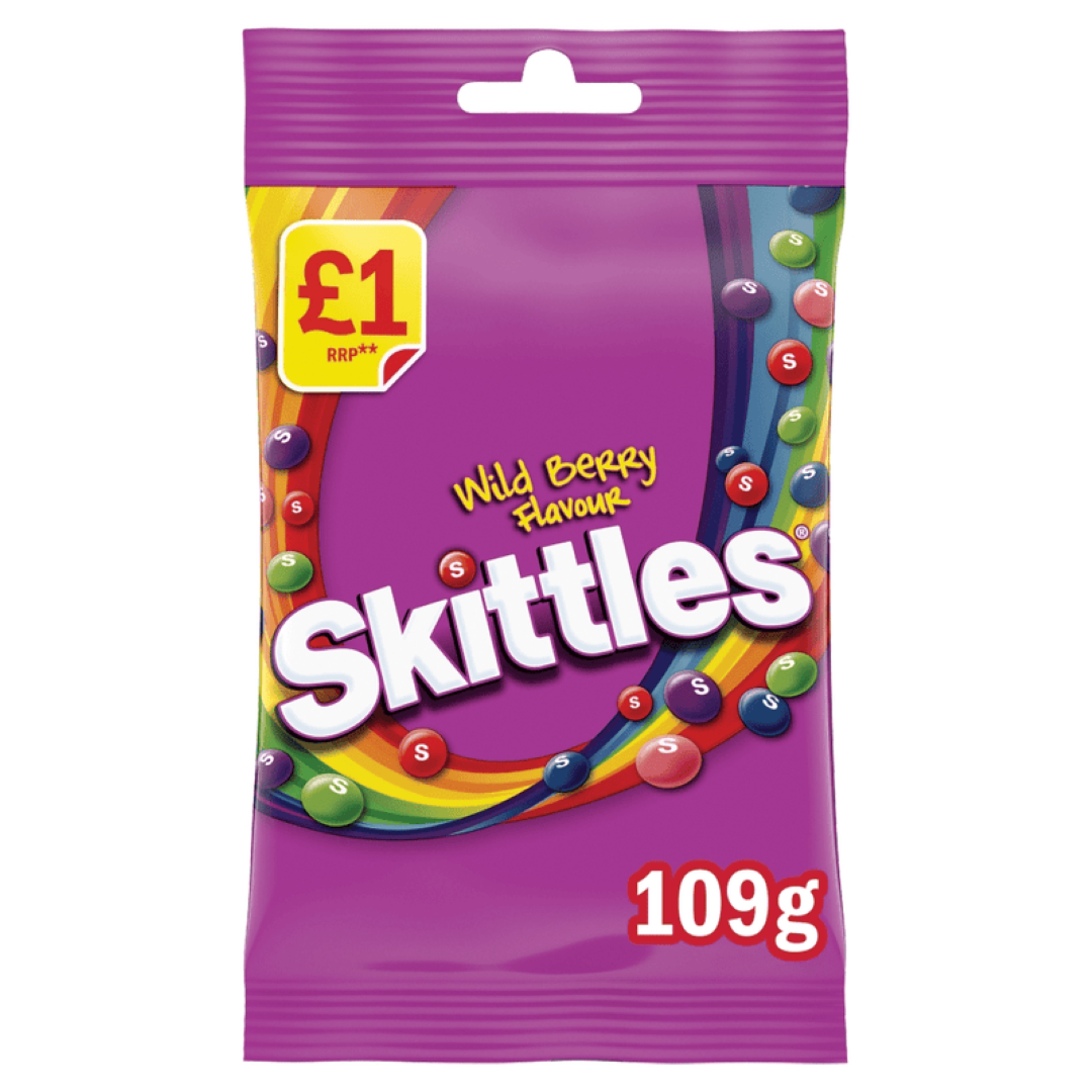 SKITTLES WILD BERRY 125G